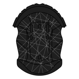 Cuffia Graphic Interno Casco Airoh Twist 2.0 Taglia S
