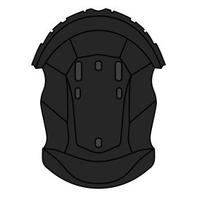 Cuffia Interno Casco Airoh WRAAP Youth Taglia XS Slim