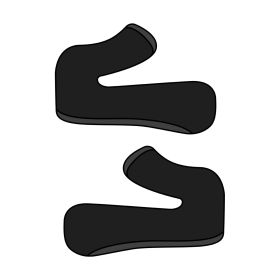 Guancette Interno Casco Airoh WRAAP Taglia XL