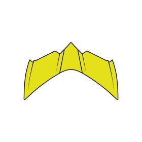 Presa D'Aria Superiore Frontale Casco Airoh GP 550 S Giallo Opaco