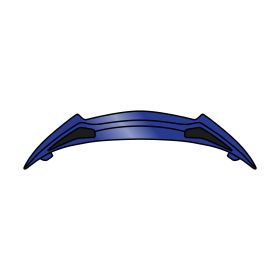 Spoiler Estrattore D'Aria Posteriore Casco Airoh Twist 2.0 Blu Opaco