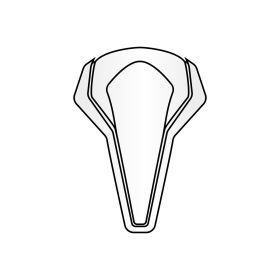 Presa D'Aria Superiore Bianco Casco Airoh H.20