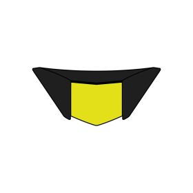 Presa D'Aria Mentoniera Giallo Fluo Casco Airoh Spark