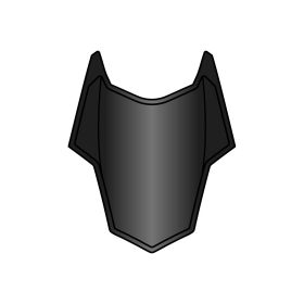Presa D'Aria Superiore Nero Lucido Casco Airoh Spark