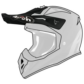 Frontino Nero Opaco Casco Airoh Aviator ACE