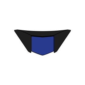 Presa D'Aria Mentoniera Blu Opaco Airoh Spark