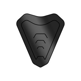 Presa D'Aria Mentoniera Nero Lucido Casco Airoh Commander Taglia L