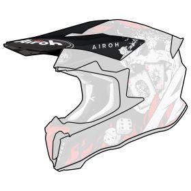 Frontino Casco Airoh Twist 2.0 Hell Opaco