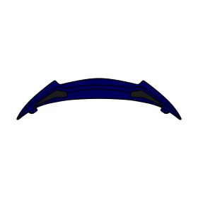 Spoiler Estrattore D'Aria Posteriore Casco Airoh Twist 2.0 Blu Scuro
