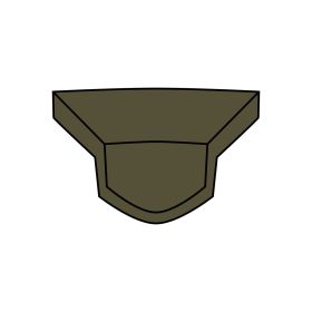 Presa D'Aria Mentoniera Verde Militare Opaco Casco Airoh Valor