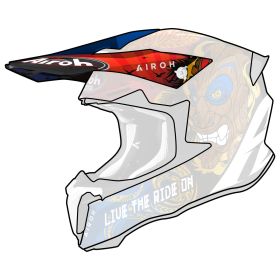 Frontino Casco Airoh Twist 2.0 Tiki Lucido