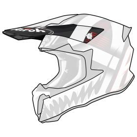 Frontino Casco Airoh Twist 2.0 Mask Opaco