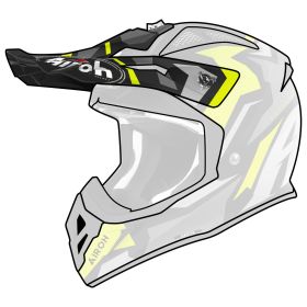 Frontino Casco Airoh Aviator ACE Swoop Giallo