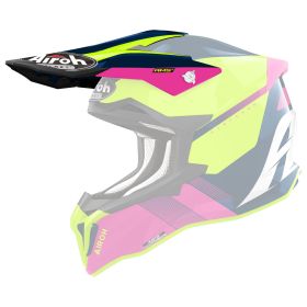 Frontvisier Helm Airoh Strykker Blazer Blau Pink