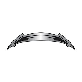 Spoiler Estrattore D'Aria Posteriore Casco Airoh Twist 2.0 Grigio Lucido