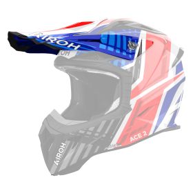Airoh Aviator ACE 2 Proud Blue Red Visor