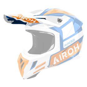 Front visor Airoh Aviator ACE 2 Sake Orange White helmet