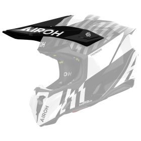 Airoh Twist 3 Thunder Black White Helmet Visor