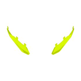 Yellow Fluorescent Rear Spoiler Extractor Airoh Twist 3 Helmet