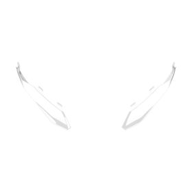 Spoiler arrière blanc brillant Extracteur Casque Airoh Twist 3