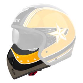 Mentoniera Casco Airoh J 110 Command Nero Giallo Lucido