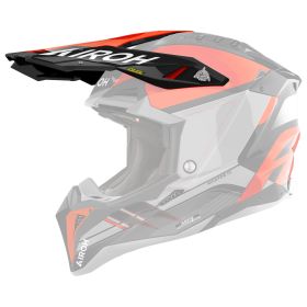 Frontino Casco Airoh Aviator 3 Saber Nero Arancio Lucido