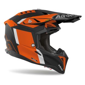 Casco Motocross AIROH Aviator 3 Glory Nero Arancio Opaco