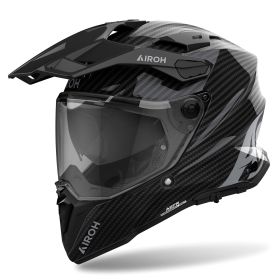 Dual Road Helmet AIROH Commander 2 Full Carbon 6K Gloss