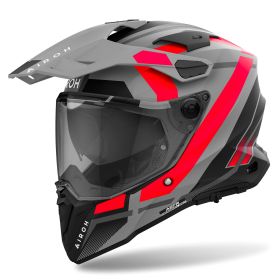Casque Enduro AIROH Commander 2 Mavick Gris Mat Orange