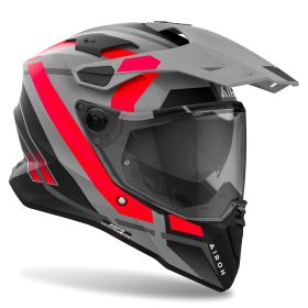 Casque Enduro AIROH Commander 2 Mavick Gris Mat Orange