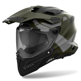Dual Road Helmet AIROH Commander 2 Reveal Military Green