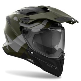 Casque Enduro AIROH Commander 2 Reveal Vert Militaire Mat