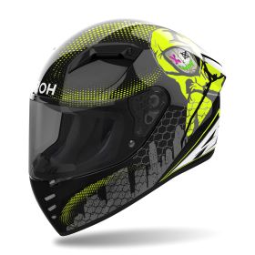 Full Face Helmet AIROH Connor Gamer Black Yellow Glossy