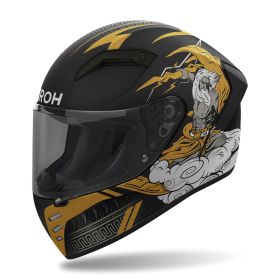 Casques Integraux AIROH Connor Zeus Jaune Noir Mat