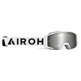 Masque de lunettes de moto AIROH Google Blast XR1 Blanc Mat