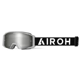Lunettes de moto Airoh Google Blast XR1 Gris clair mat
