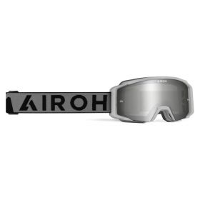 Lunettes de moto Airoh Google Blast XR1 Gris clair mat
