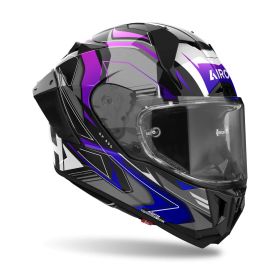 Casques Integraux AIROH GP 800 Must Bleu Noir Violet Brillant