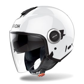 Casque Jet AIROH Helyos Blanc Brillant