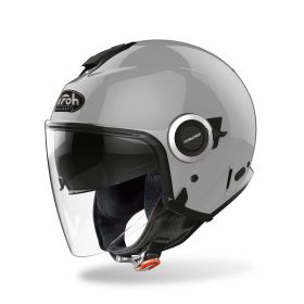 JET HELMET AIROH HELIOS CONCRETE GREY GLOSS