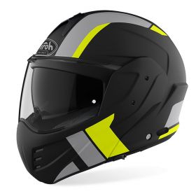 Reversible Modular Helmet AIROH Mathisse Explore Black Gray Yellow