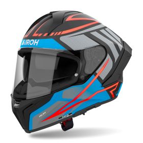 Full Face Helmet AIROH Matryx Rider Blue Black Matte