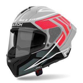 Full Face Helmet AIROH Matryx Rider Red Black Grey Matt