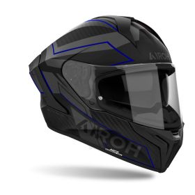 Full Face Helmet AIROH Matryx Sentinel Blue Black Grey Matte