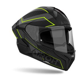 Full Face Helmet AIROH Matryx Sentinel Yellow Black Grey Matte