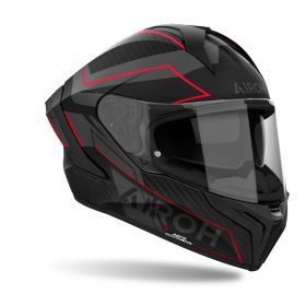Full Face Helmet AIROH Matryx Sentinel Red Black Grey Matte