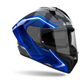Full Face Helmet AIROH Matryx Wide Blue Black Gloss