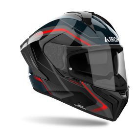 Full Face Helmet AIROH Matryx Wide Red Black Grey Matte