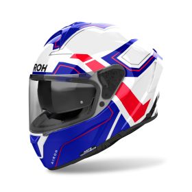 Casques Integraux AIROH Spark 2 Dart Bleu Rouge Blanc Brillant