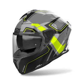 Casques Integraux AIROH Spark 2 Dart Jaune Gris Noir Brillant